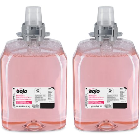GOJO Luxury Foam Handwash Refill, 2000mL, Cranberry Scent, PK 2 GOJ526102